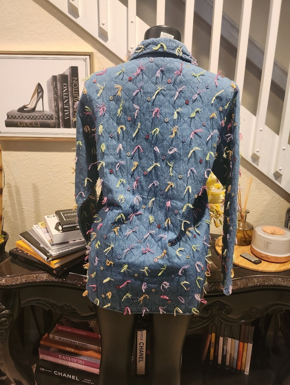 The Quacker Factory denim jacket size S - Picture 4 of 5
